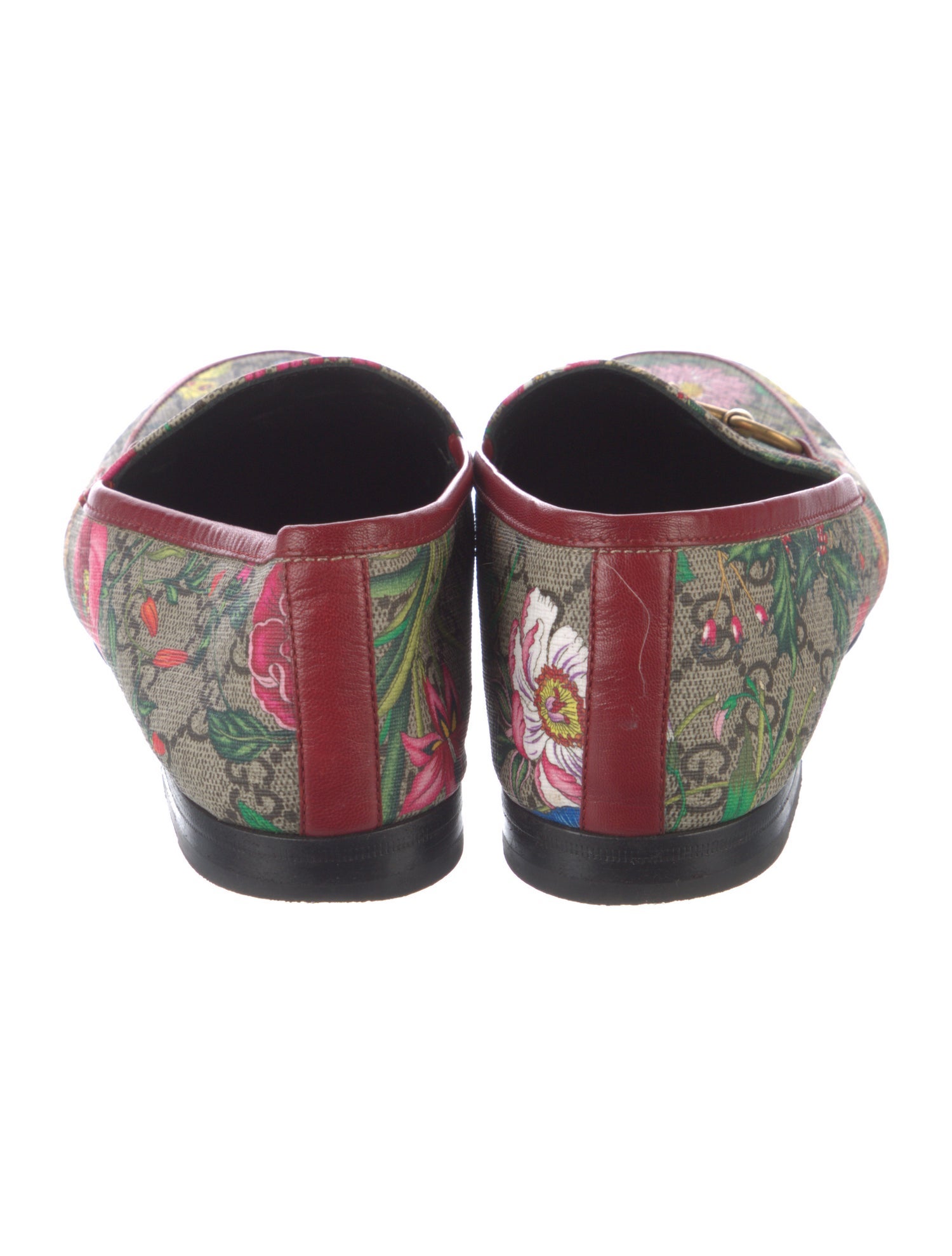 Gucci Flora Print Loafers