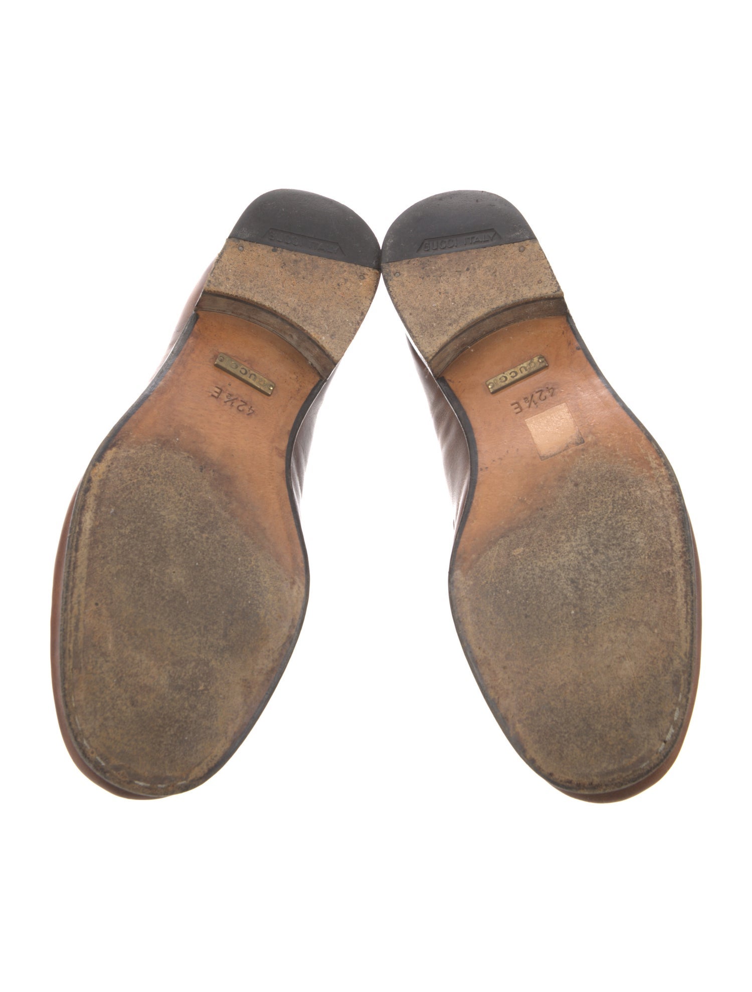 Gucci Horsebit Accent Leather Loafers