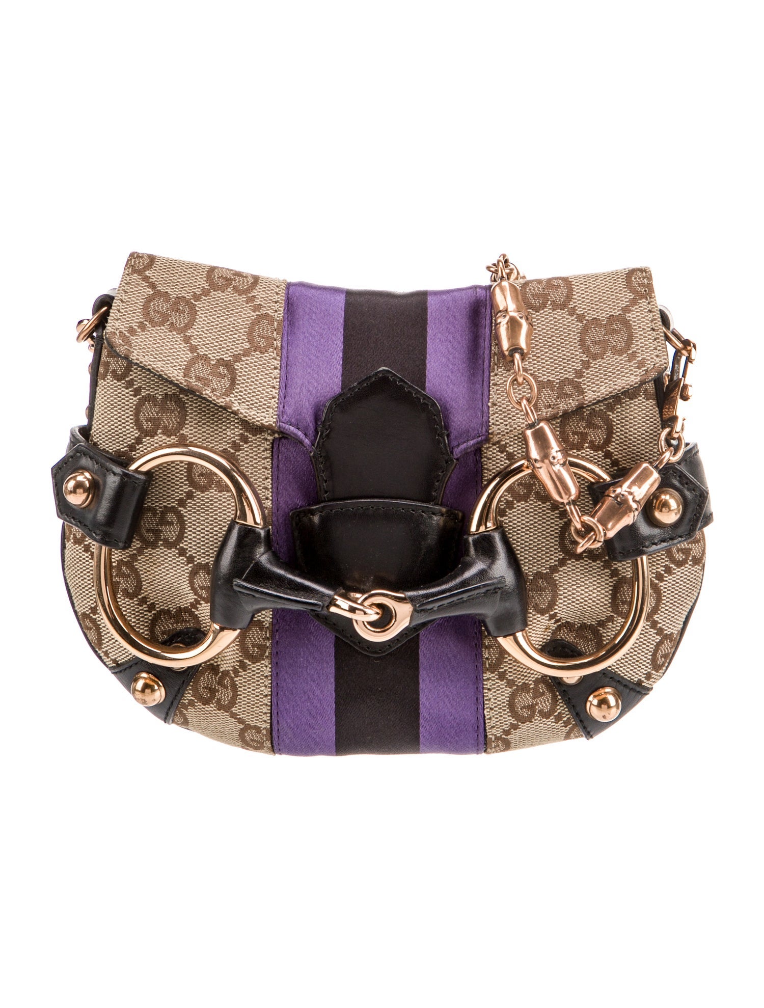 Gucci GG Canvas Horsebit Chain Vintage