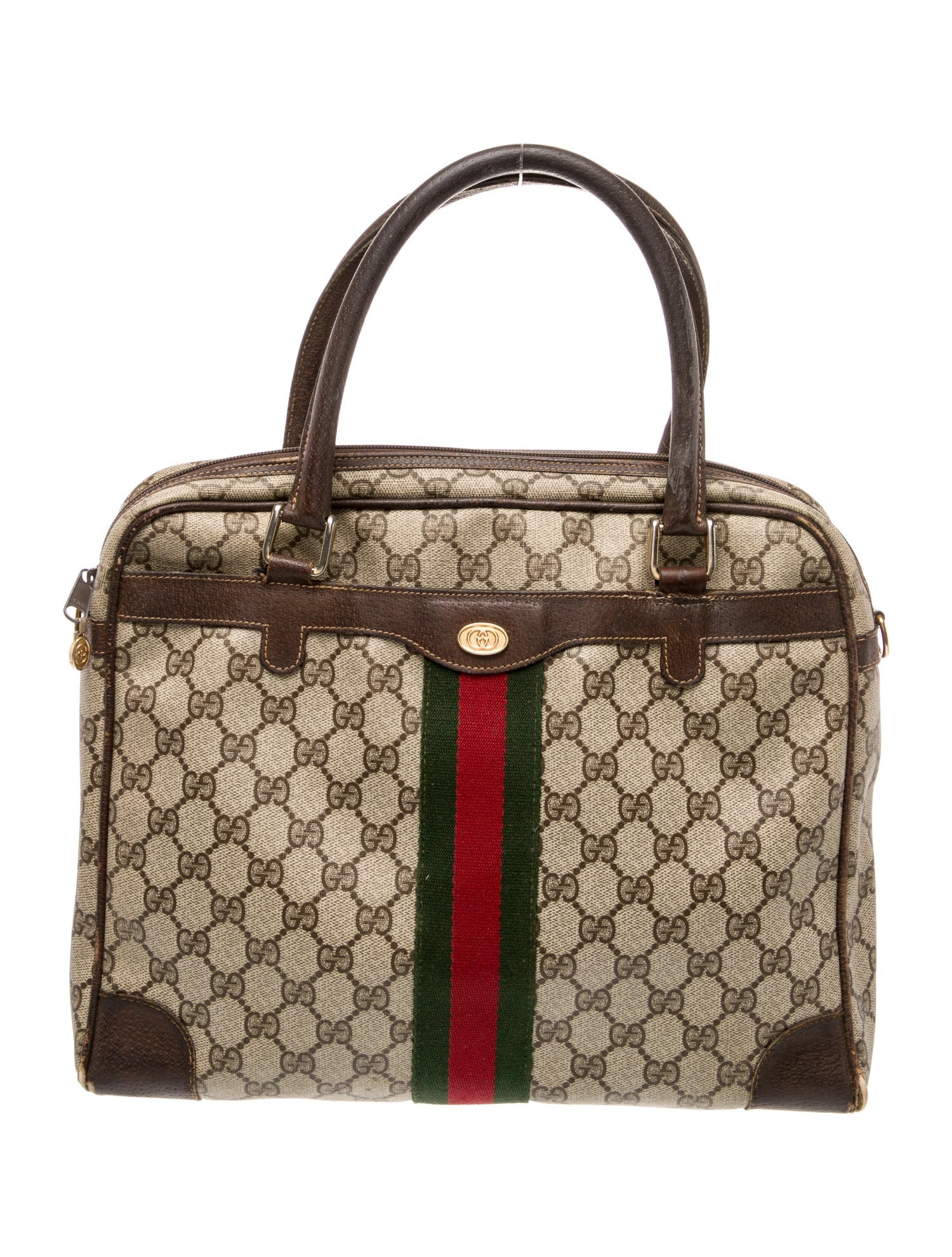 Gucci GG Supreme Top Handle Bag Vintage