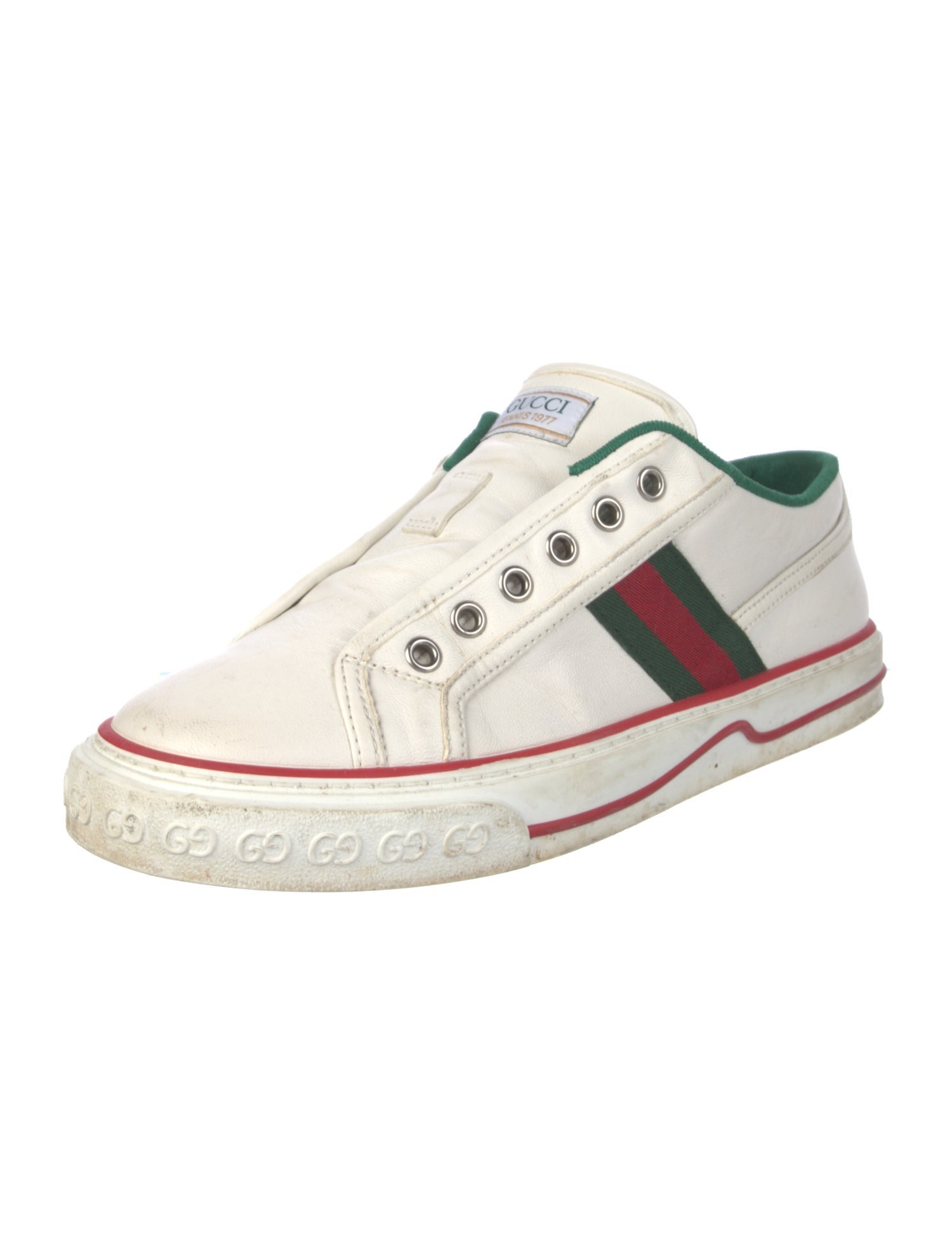 Gucci GG Logo Leather Sneakers