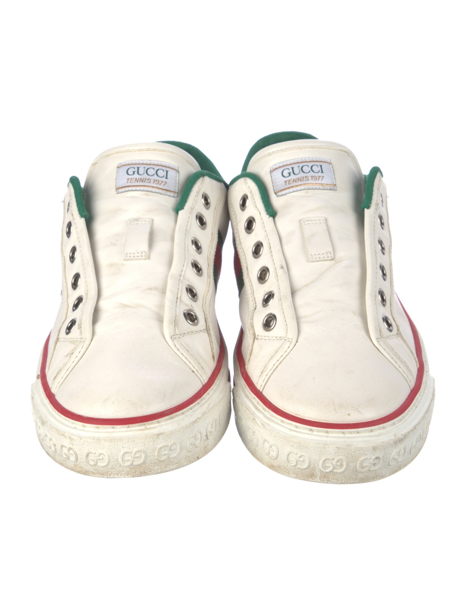 Gucci GG Logo Leather Sneakers
