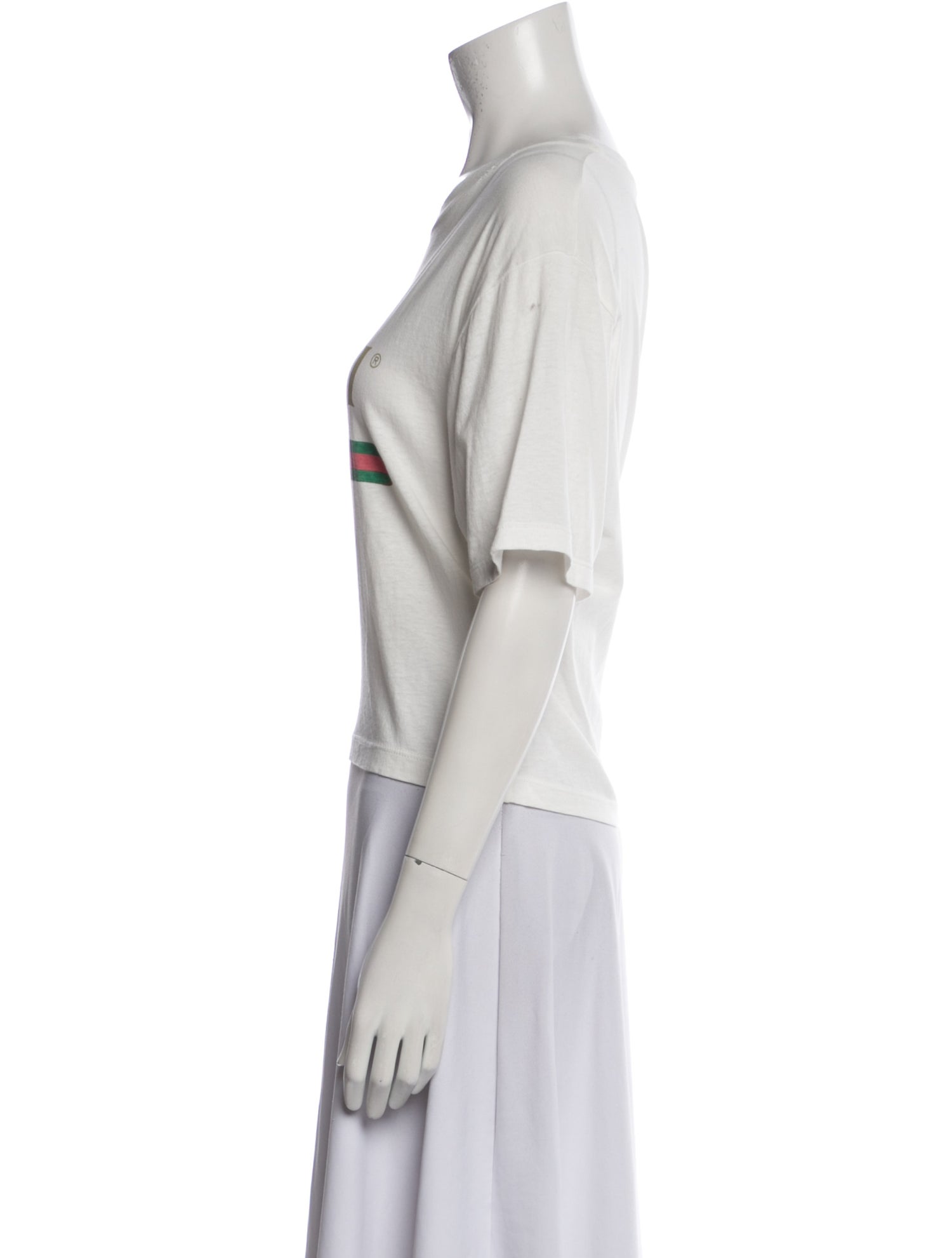 Gucci Graphic Print Crew Neck T-Shirt