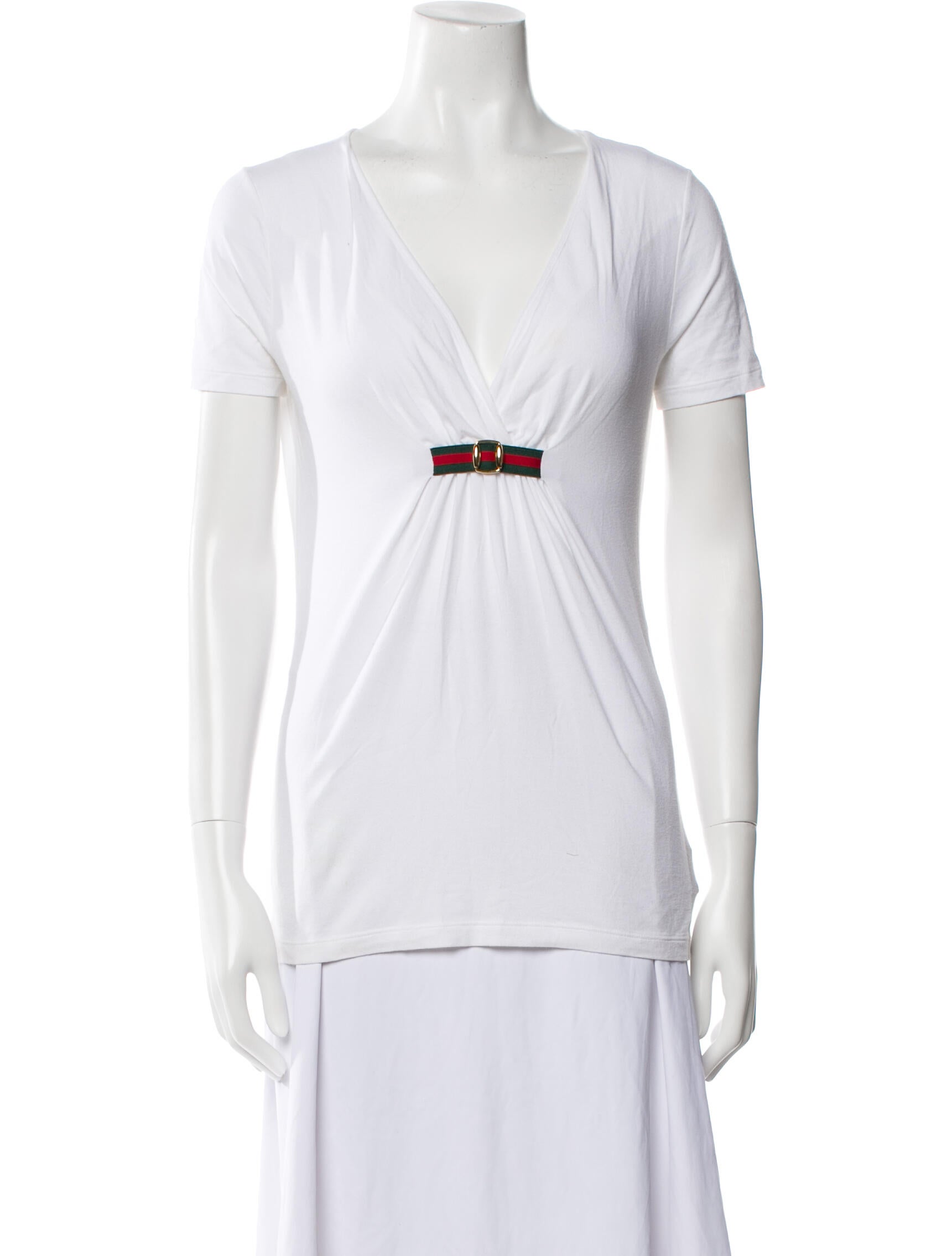 Gucci 2009 V-Neck T-Shirt