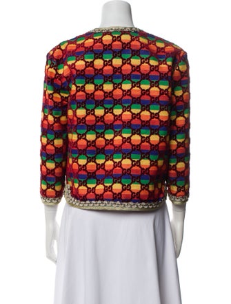 Gucci 2017 Printed Evening Jacket