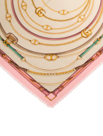 Gucci Silk Printed Scarf