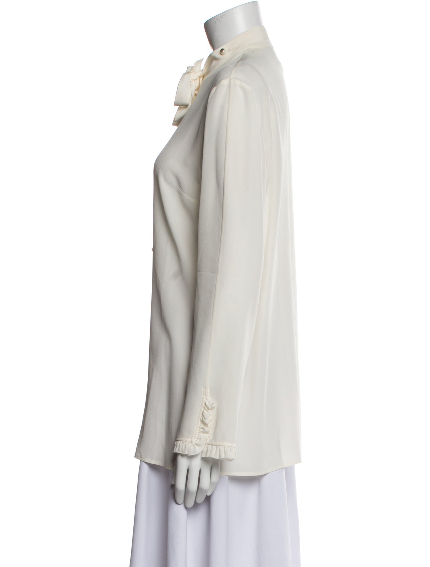 Gucci Long Sleeve Button-Up Top