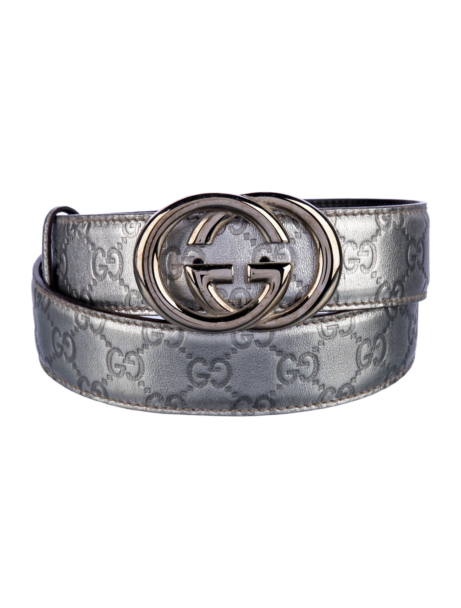 Gucci GG Signature Leather Belt