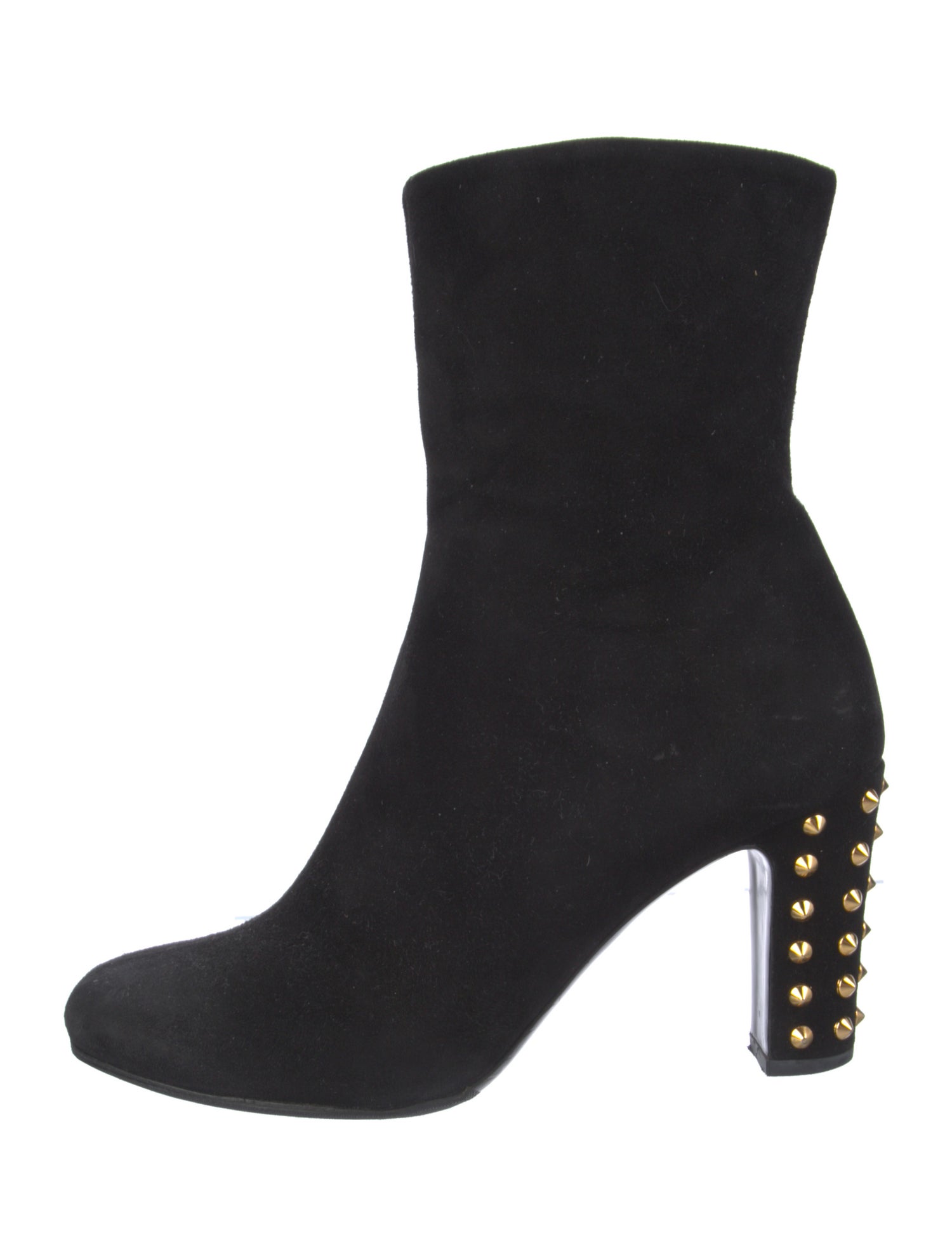 Gucci Suede Studded Accents Sock Boots