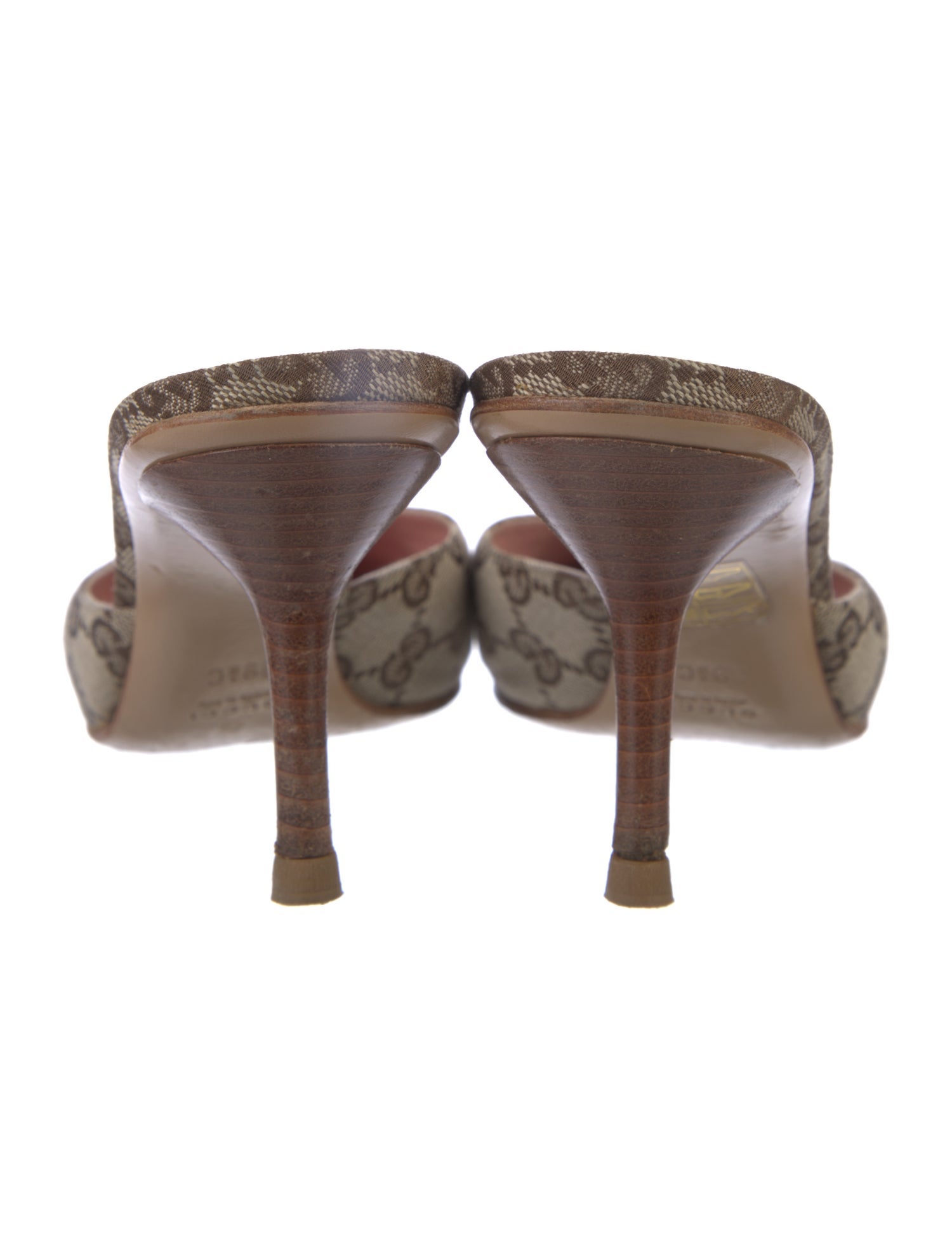 Gucci GG Canvas Canvas Mules