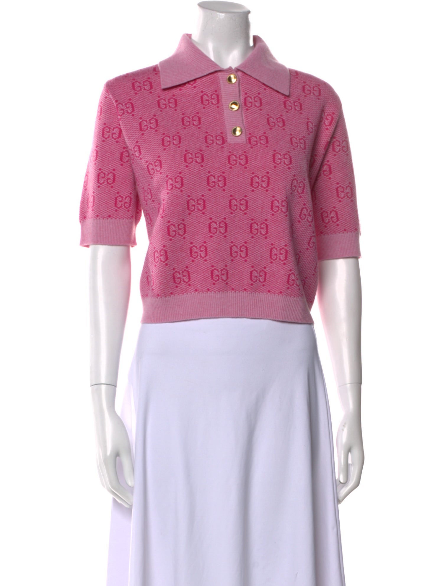 Gucci Wool Printed Polo