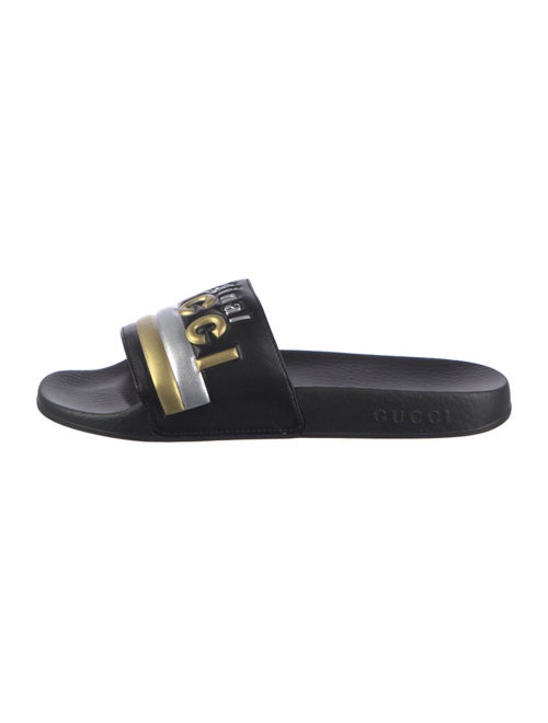 Gucci Pursuit Leather Slides