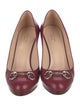Gucci Horsebit Accent Leather Pumps