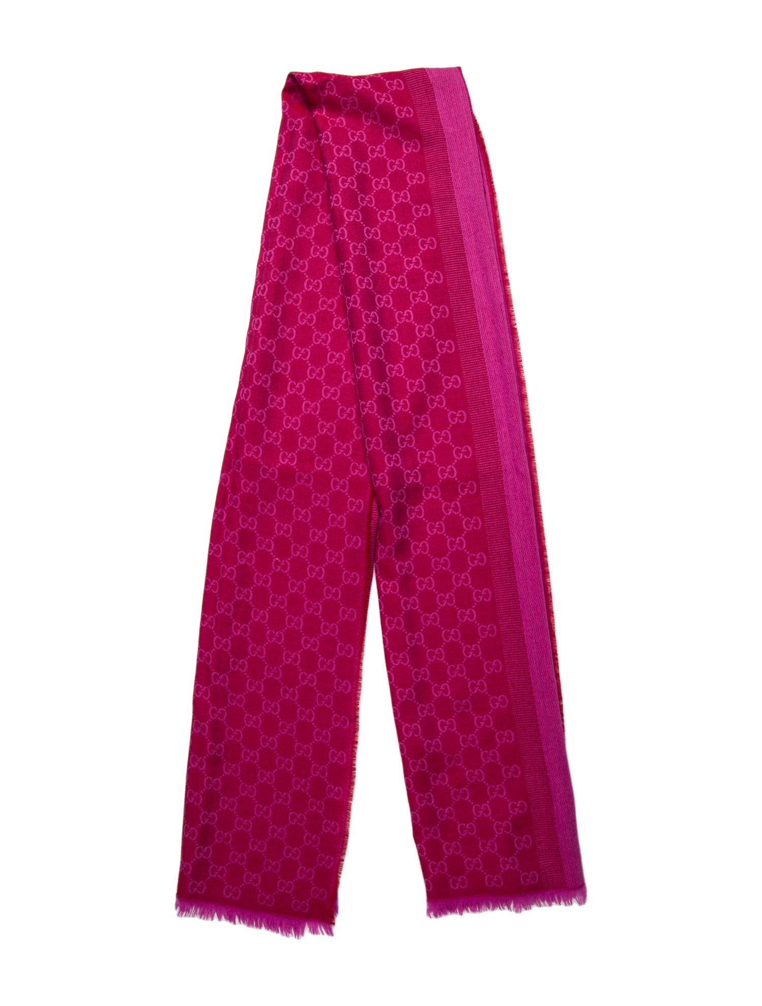 Gucci Wool GG Logo Scarf