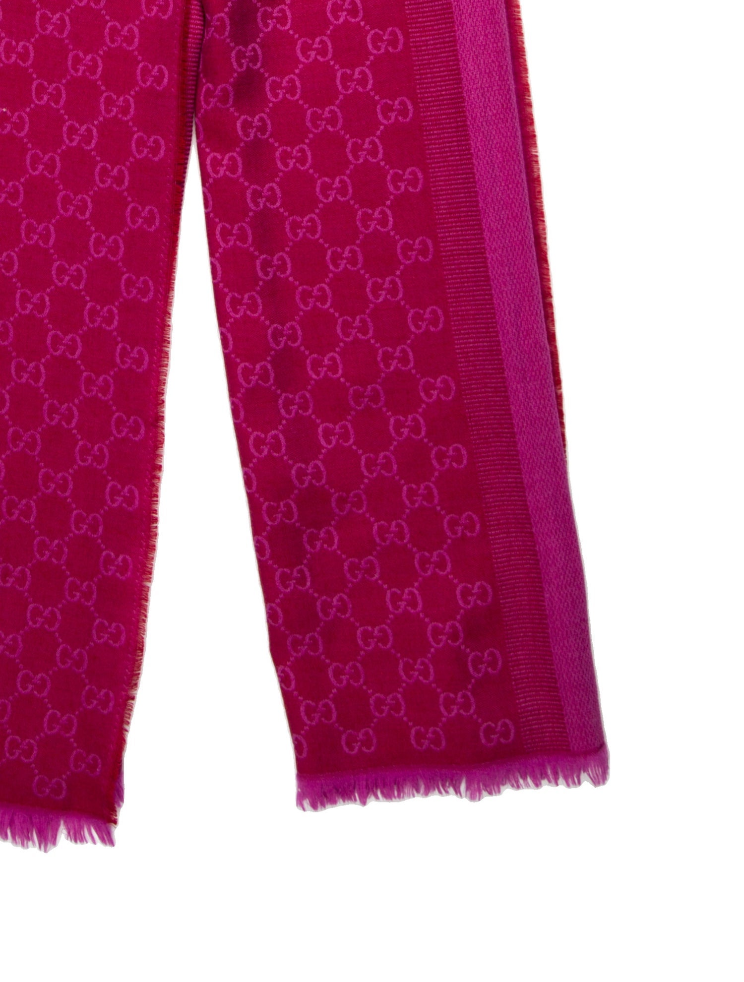 Gucci Wool GG Logo Scarf