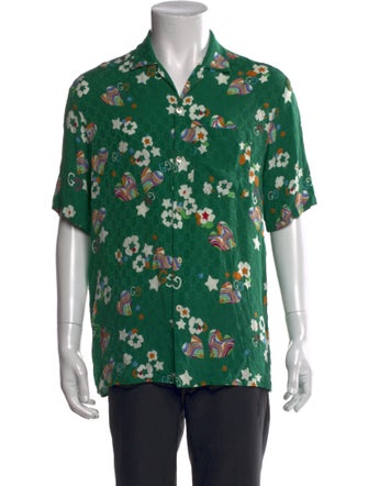 Gucci GG Logo Silk Shirt