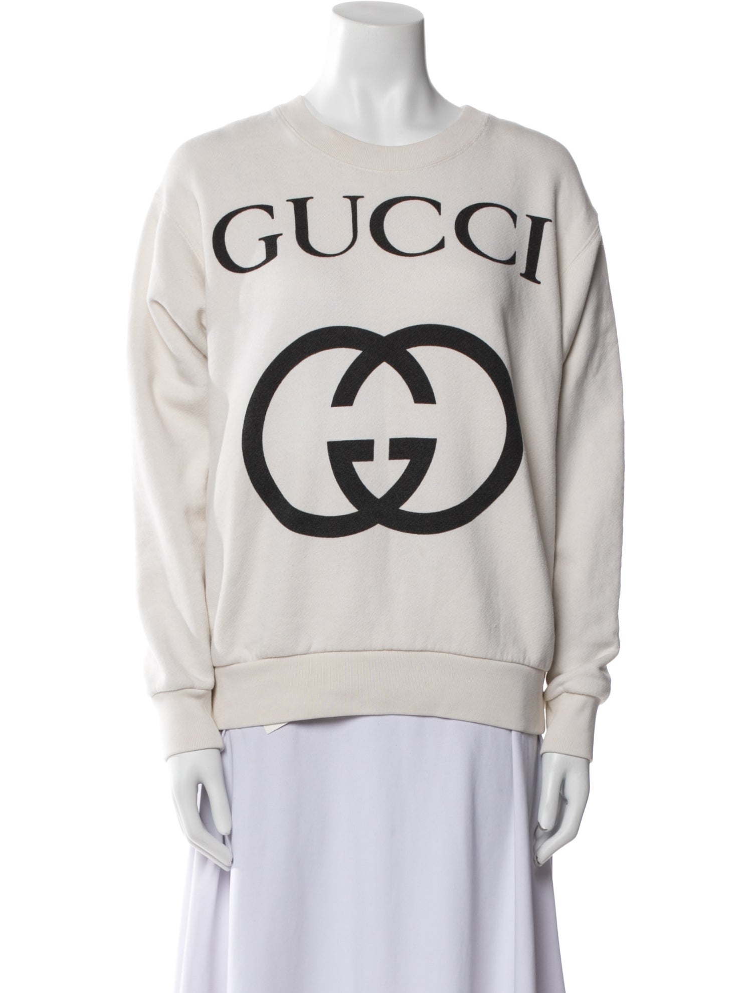 Gucci Graphic Print Crew Neck Sweatshirt