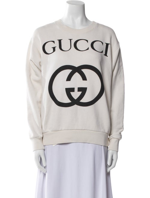 Gucci Graphic Print Crew Neck Sweatshirt