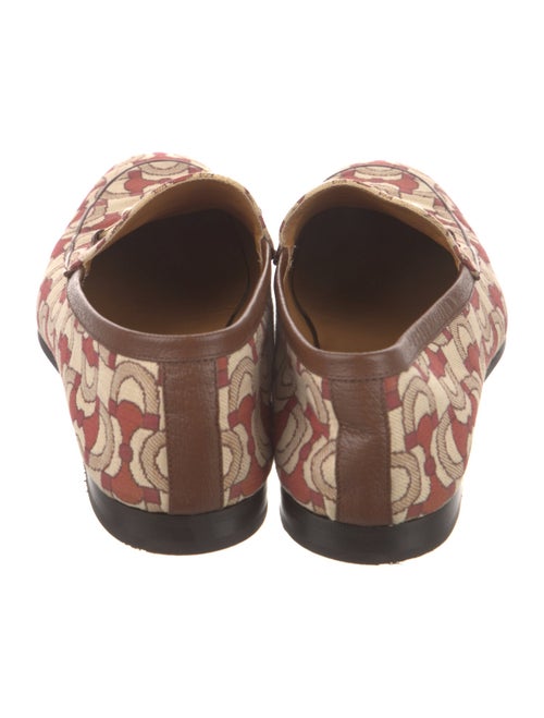 Gucci Horsebit Accent Printed Loafers