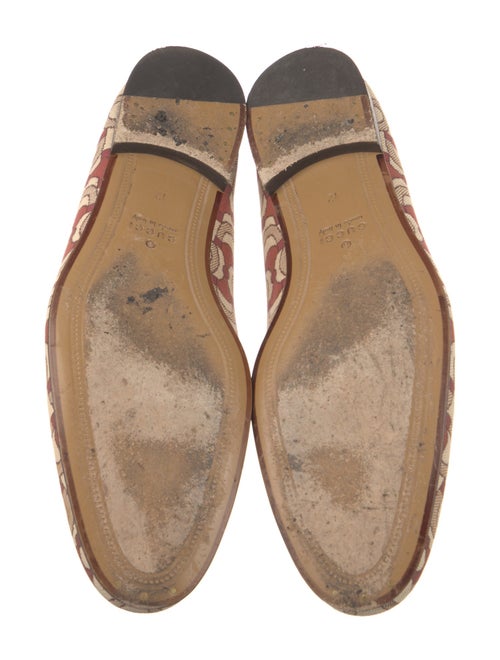 Gucci Horsebit Accent Printed Loafers