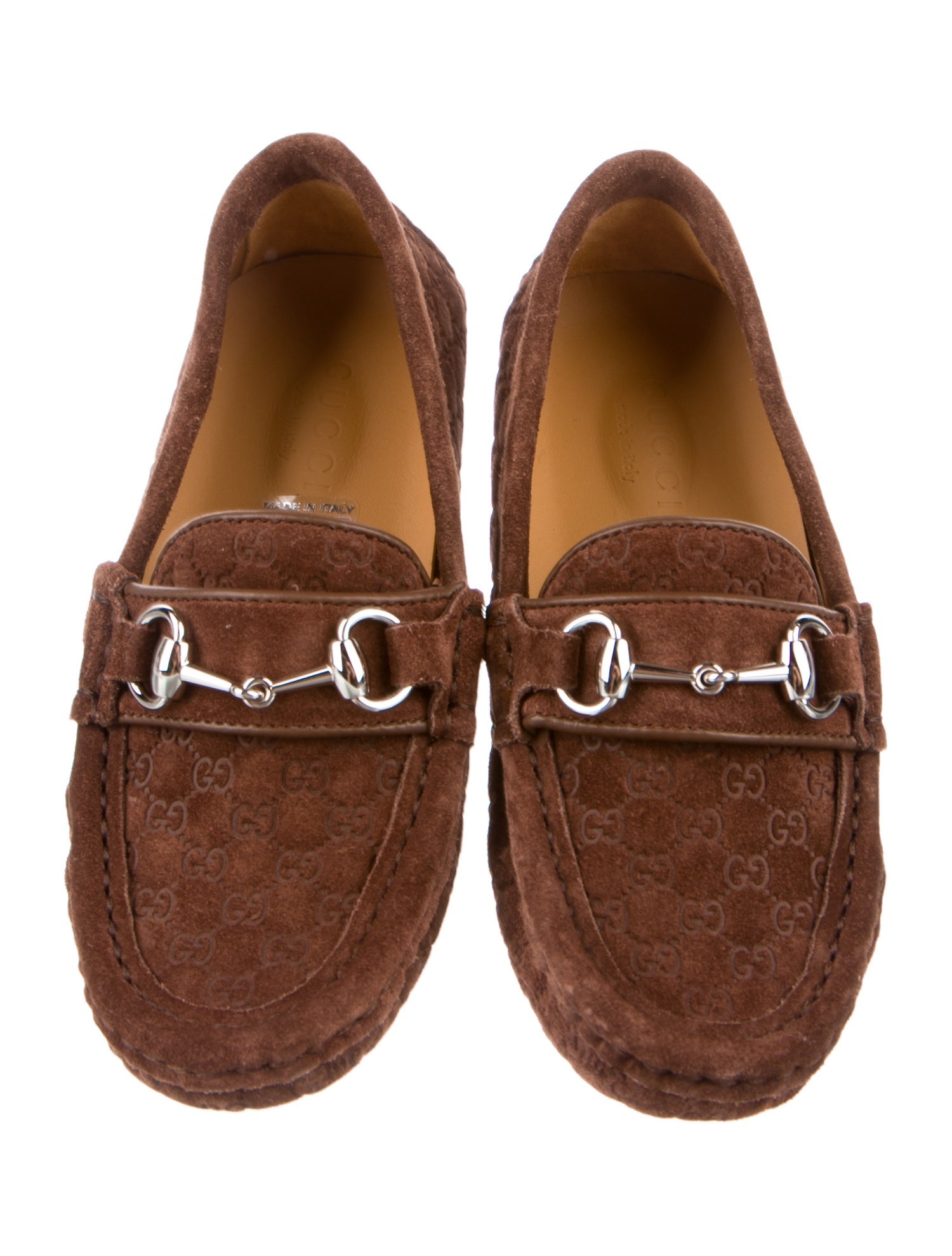 Gucci Kids GG Horsebit Loafers