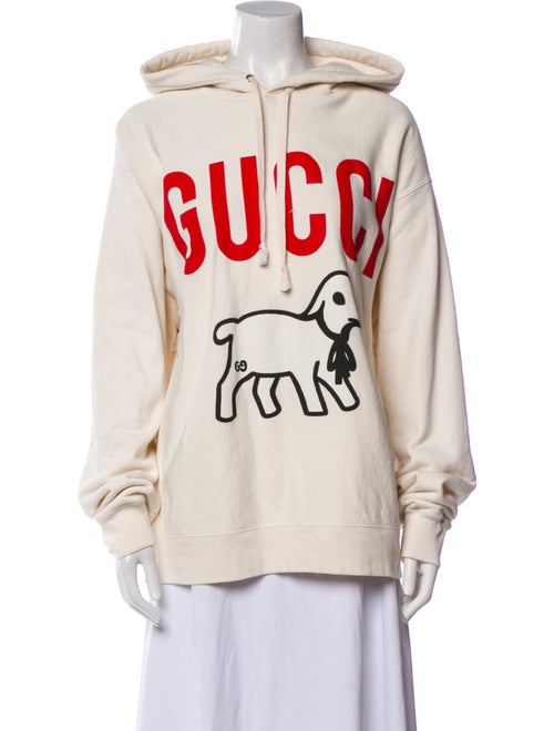 Gucci Graphic Print Crew Neck Sweatshirt