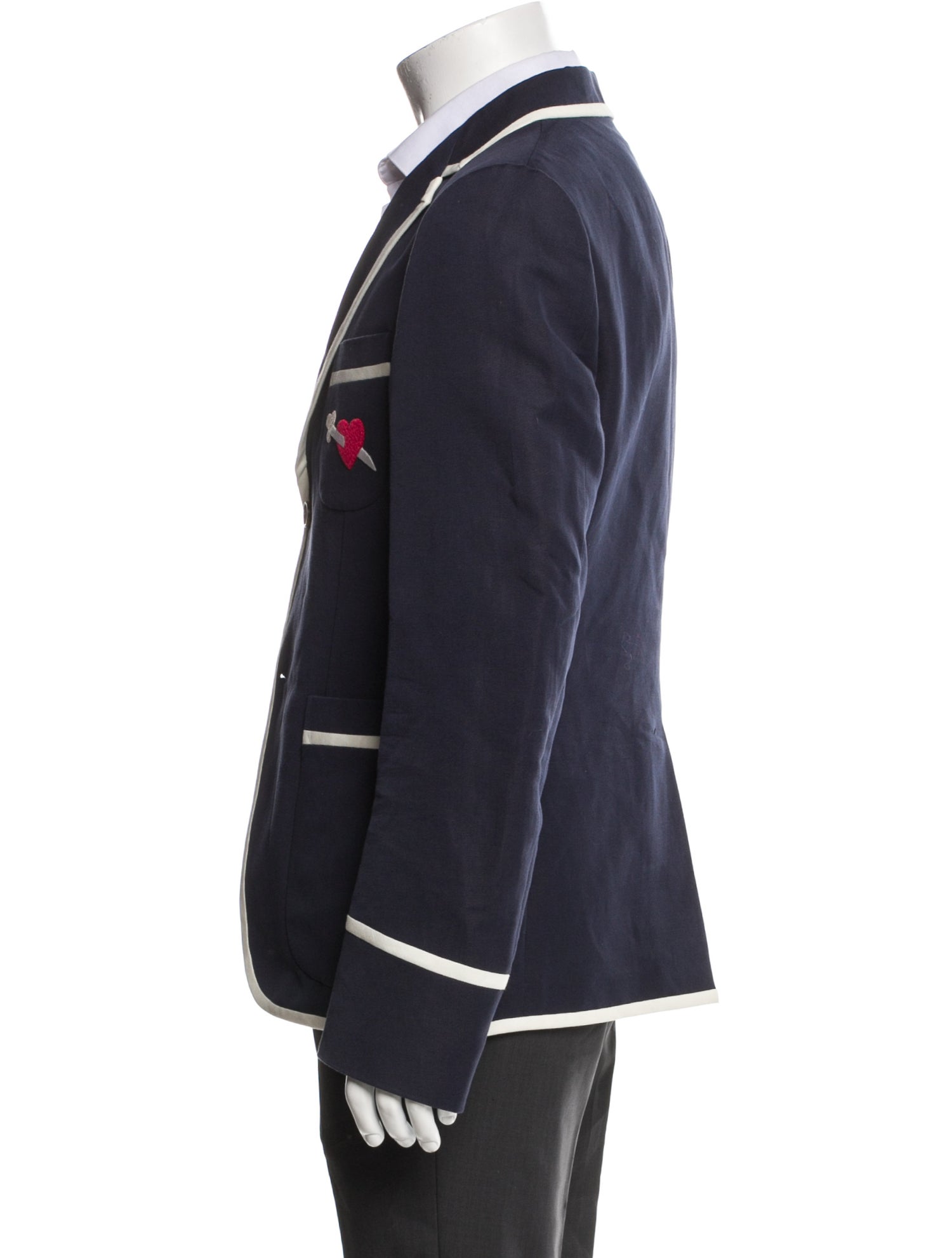 Gucci Linen Striped Blazer