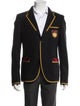 Gucci Web Accent Wool Blazer