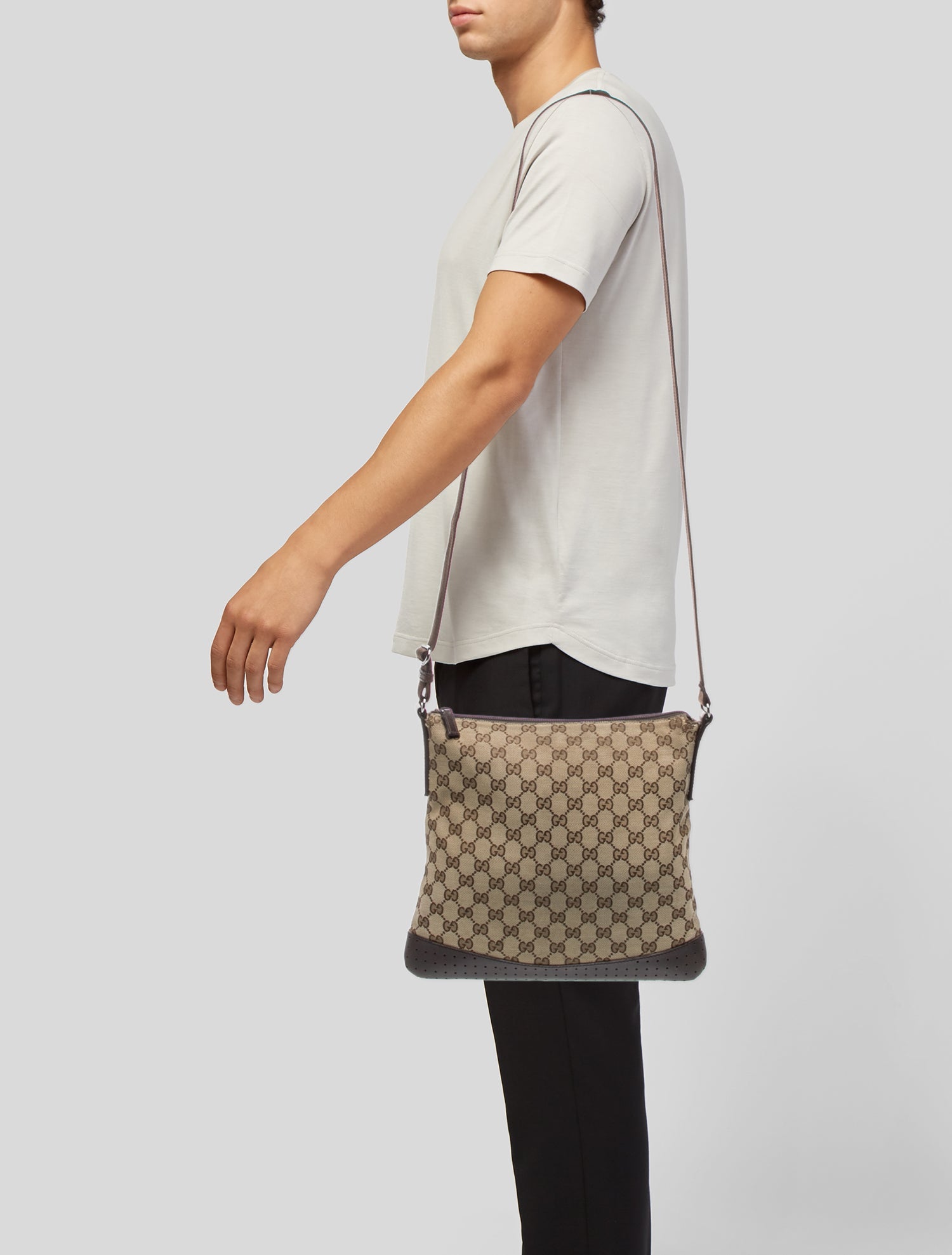 Gucci GG Canvas Messenger Bag