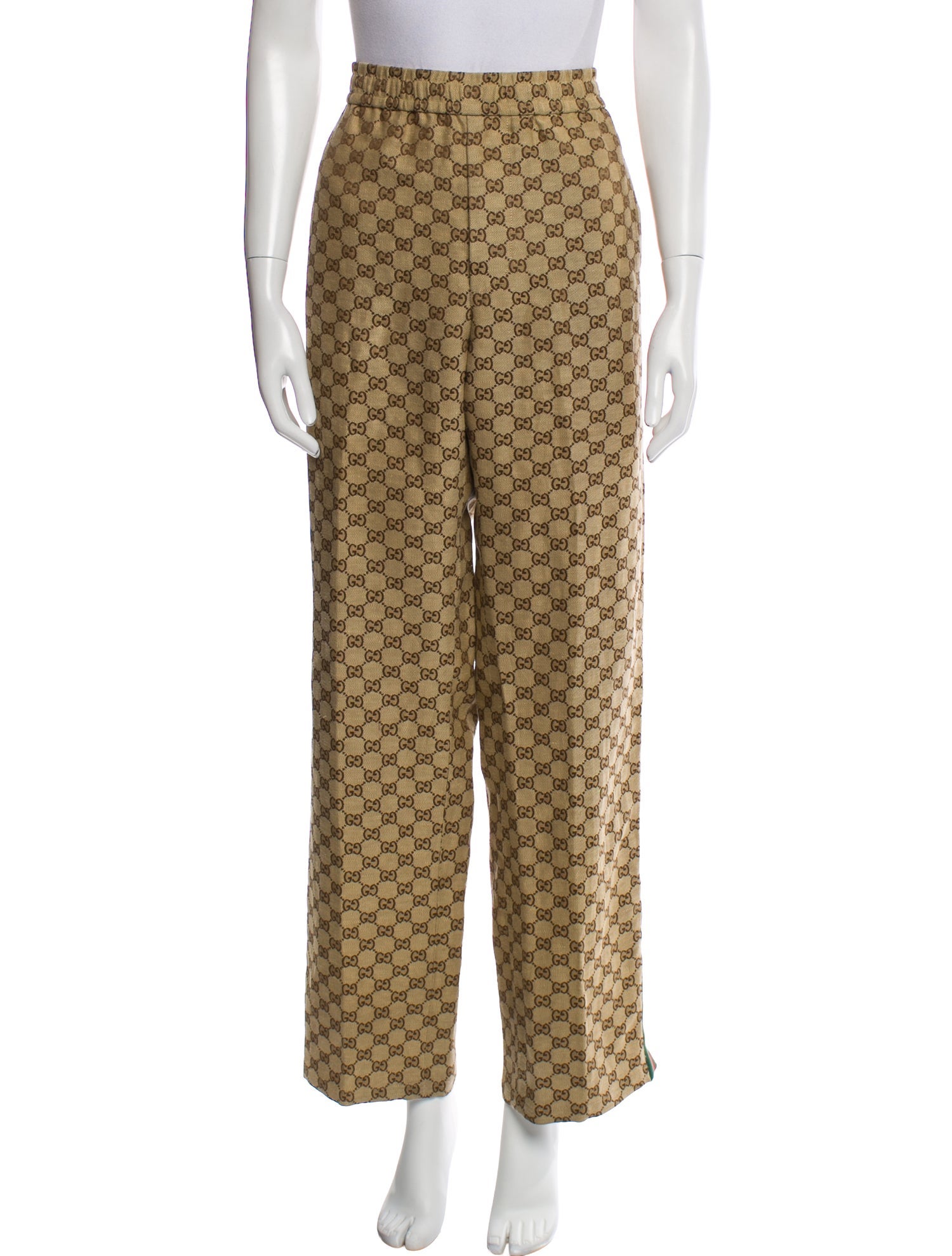 Gucci Linen Wide Leg Pants
