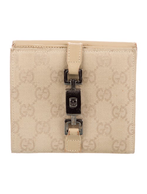 Gucci Vintage GG Canvas Compact Wallet