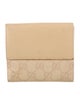 Gucci Vintage GG Canvas Compact Wallet