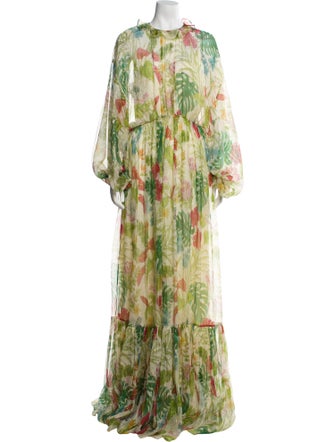 Gucci Silk Long Dress