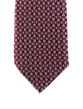Gucci Pattern silk tie