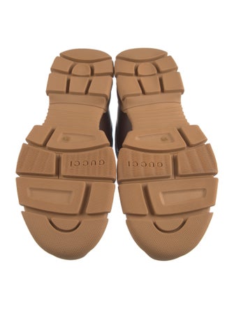 Gucci Leather Colorblock Pattern Sneakers