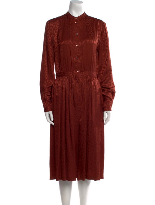 Gucci Silk Mock Neck Jumpsuit