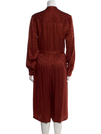 Gucci Silk Mock Neck Jumpsuit