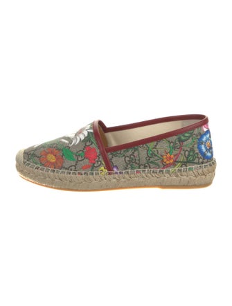 Gucci Flora Print Espadrilles