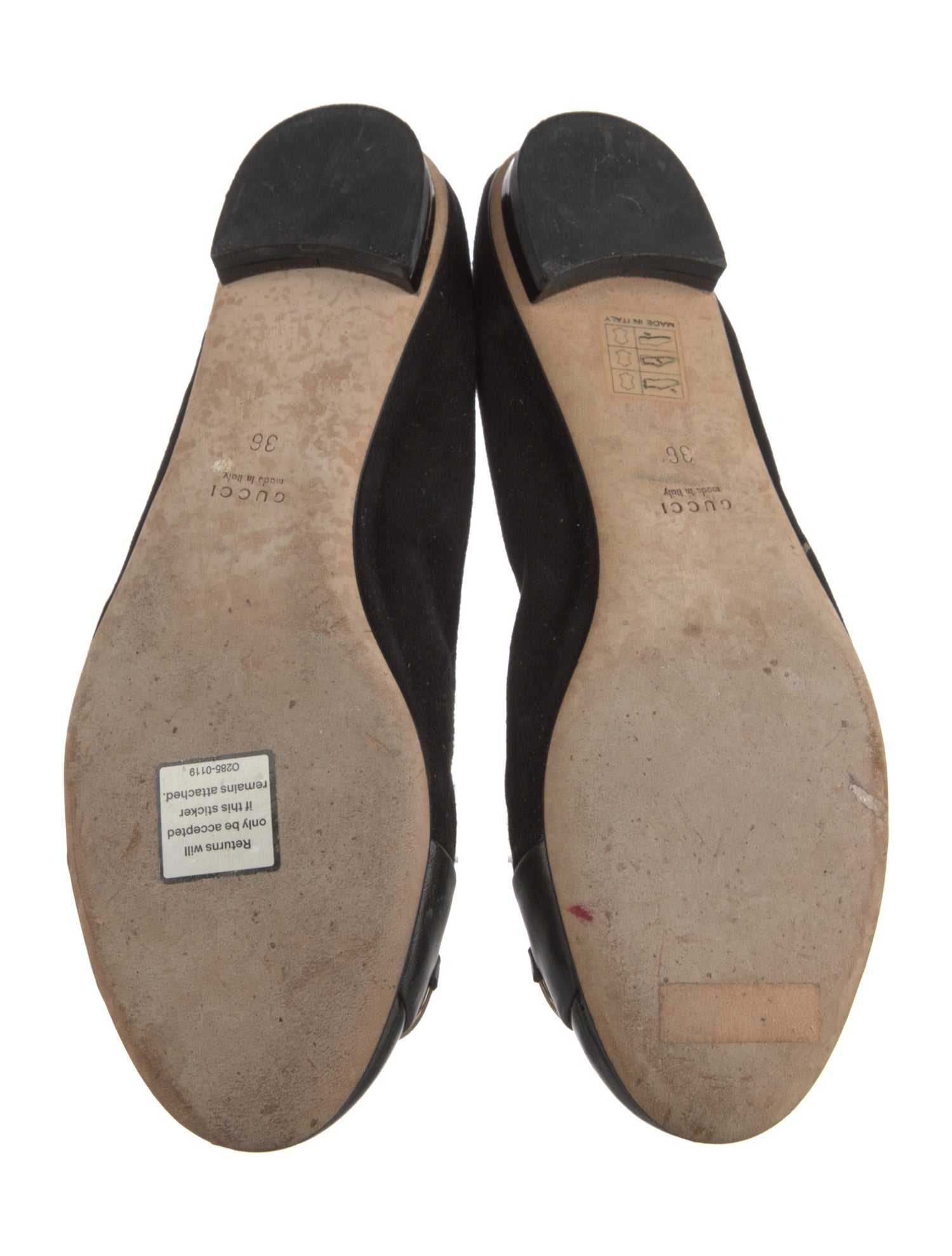 Gucci Hasler Horsebit Accent Suede Flats