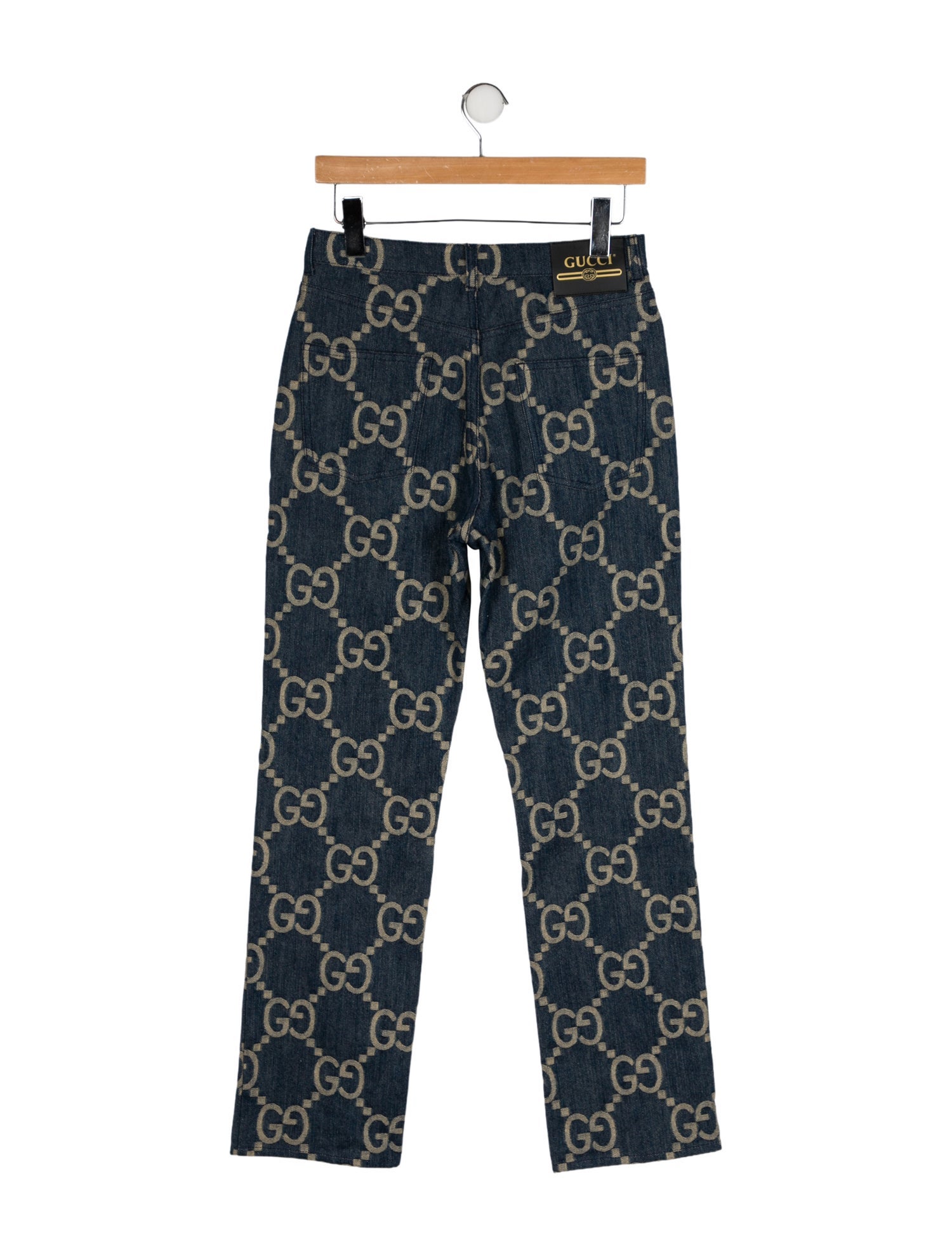 Gucci High-Rise Straight Leg Jeans w/ Tags