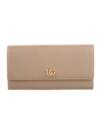 Gucci Marmont Double G Logo Continental Wallet