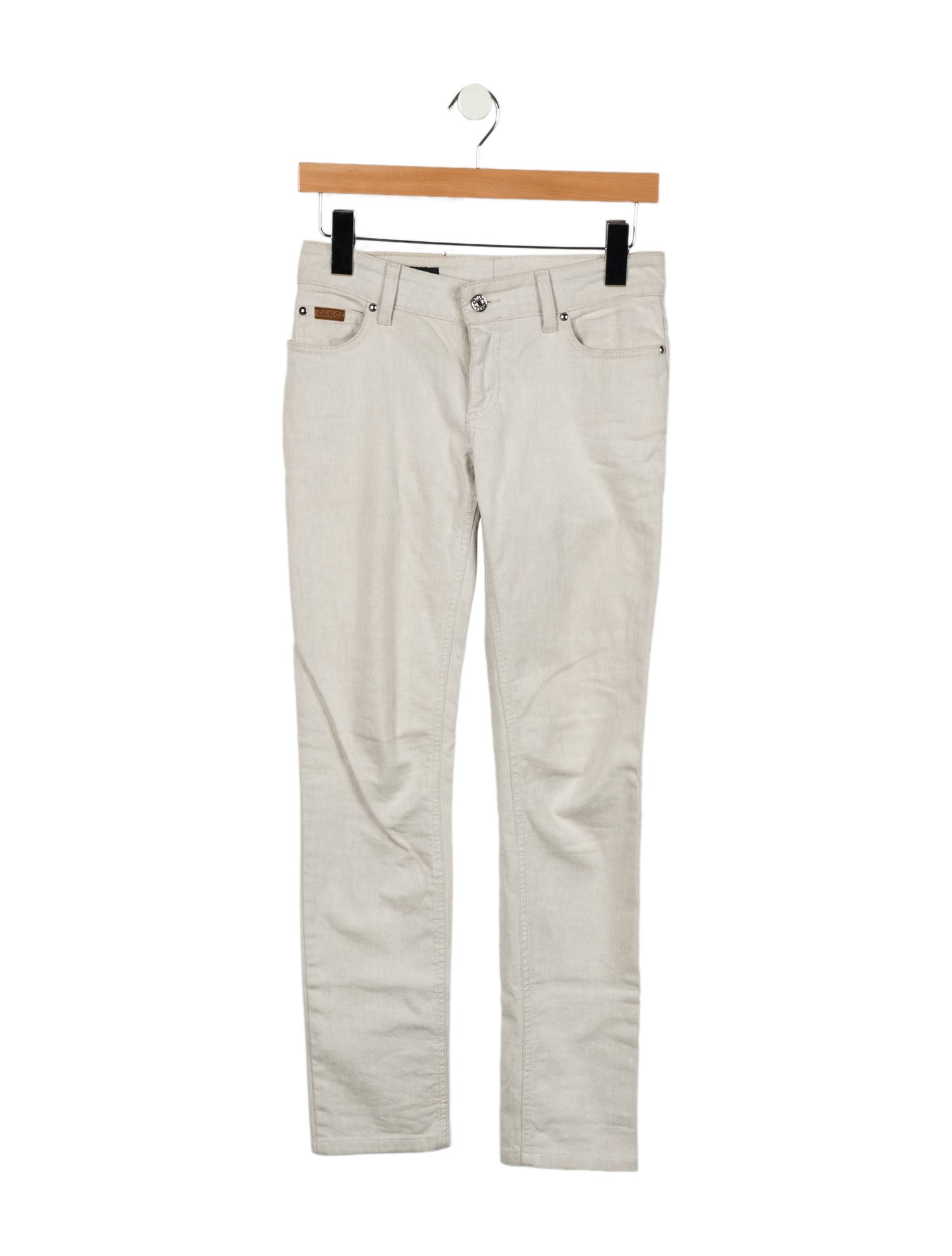 Gucci Low-Rise Skinny Leg Jeans