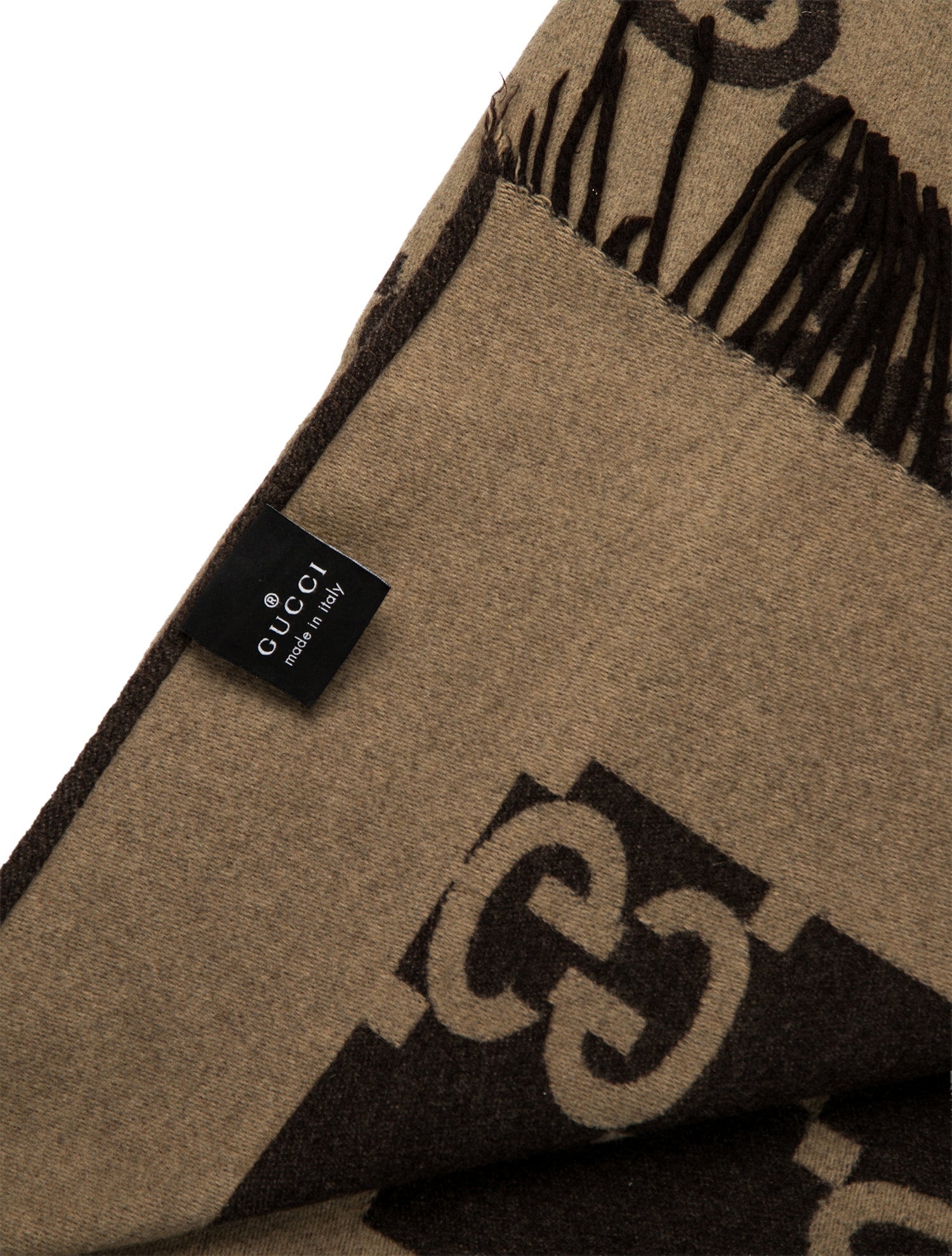 Gucci Wool Blend GG Throw Blanket