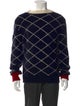 Gucci Wool Plaid Print Pullover