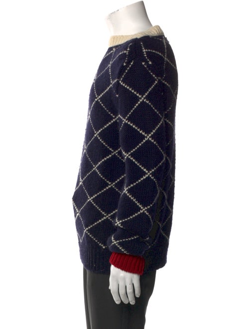 Gucci Wool Plaid Print Pullover