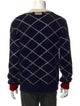 Gucci Wool Plaid Print Pullover