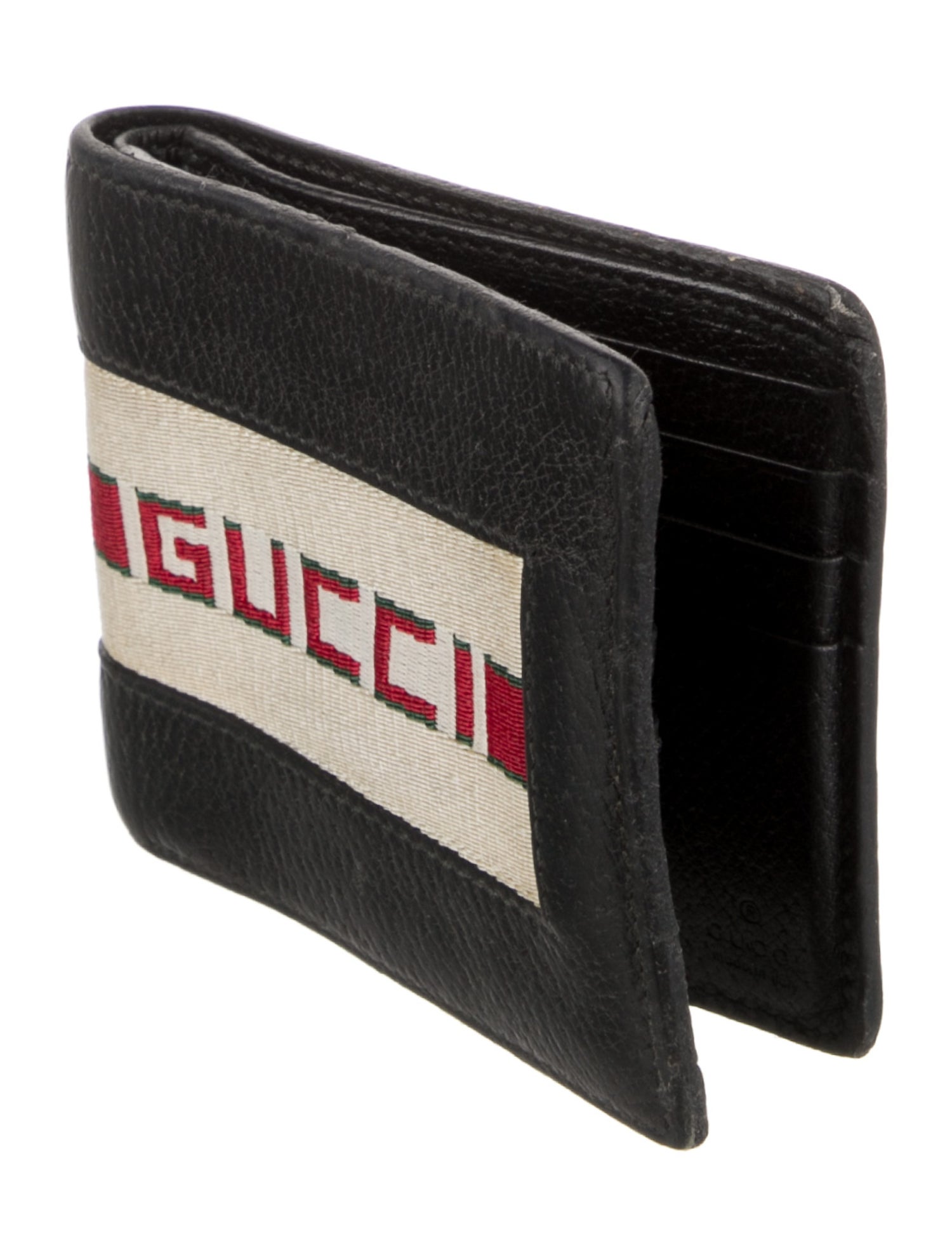 Gucci Leather Printed Bifold Wallet