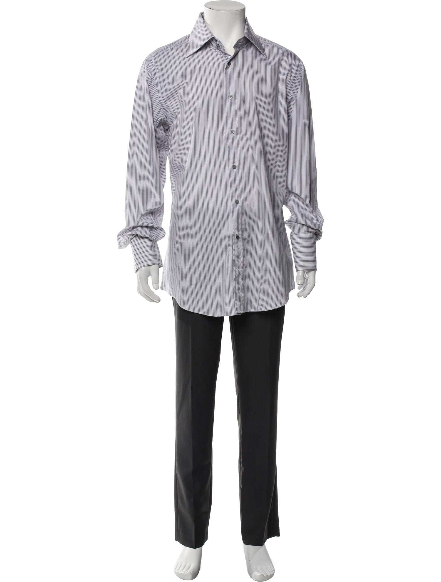 Gucci Striped Long Sleeve Dress Shirt w/ Tags