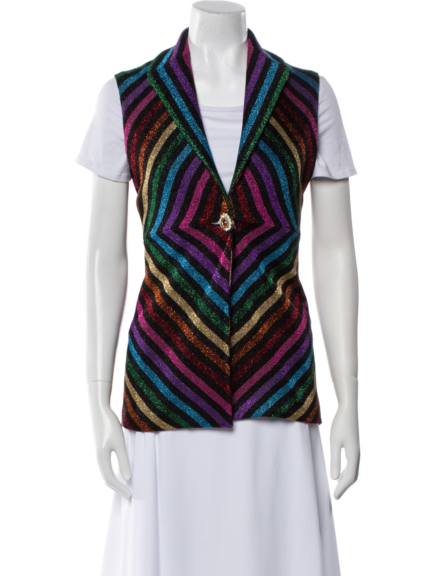 Gucci 2017 Striped Vest w/ Tags