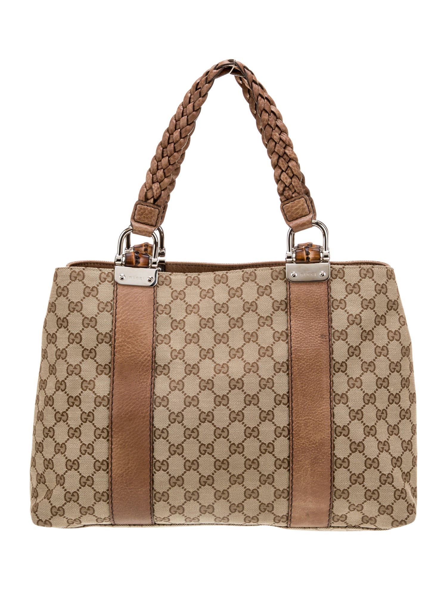 Gucci GG Canvas Bamboo Bar Medium Vintage